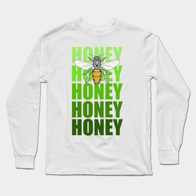 honey bee Long Sleeve T-Shirt by weilertsen